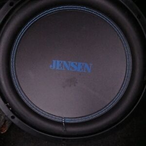 Jensen Black Speaker with Blue Detailing